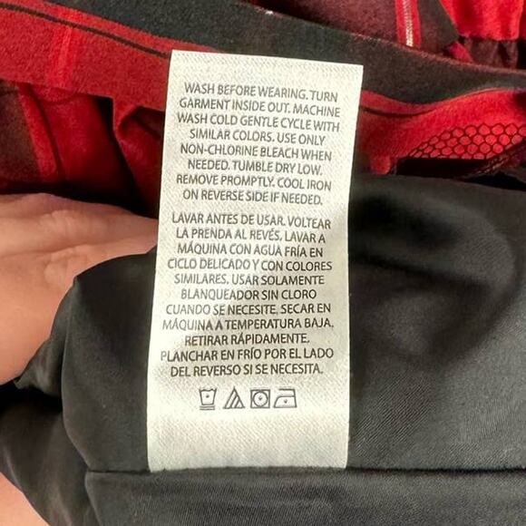 WONDER NATION | Red & Black Plaid High Low Sleeveless Holiday Dress | Kid's 7 - Picture 8 of 8